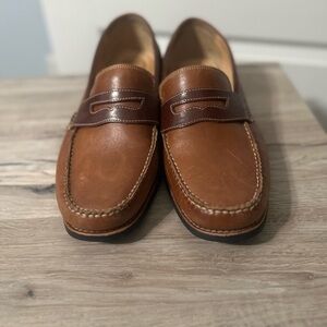 Johnston & Murphy Tan Leather Loafers